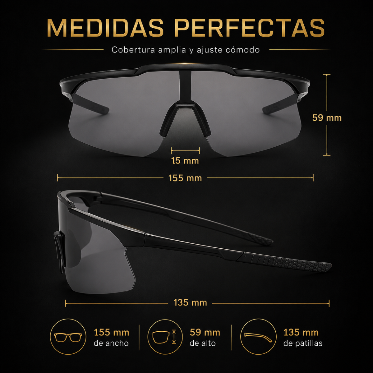 Gafas deportivas modelo Giant RA-05B Proteccion UV400