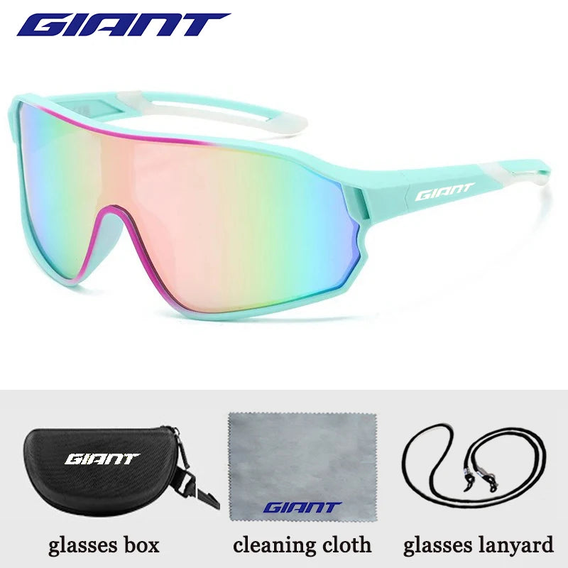 GIANT Top Seller Cycling Glasses UV400 Anti Fog REVO Lenses HD Clarity CE/ANSI Certified Cateye Design MTB/Road Bike